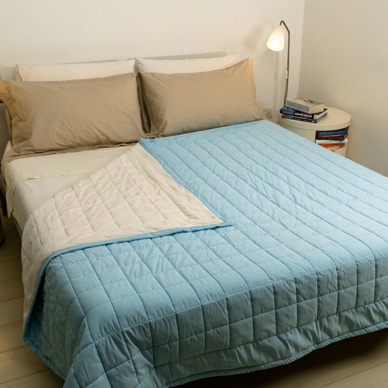 Envicon Acarbuster® Piumino Singolo 155x200 Cm Avorio - Trapunta Invernale Antiacaro, Lavabile A 60°C